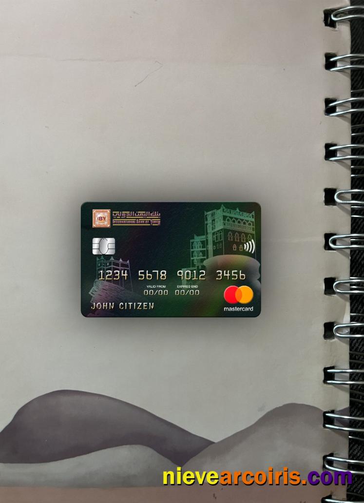 Yemen International bank mastercard photolook